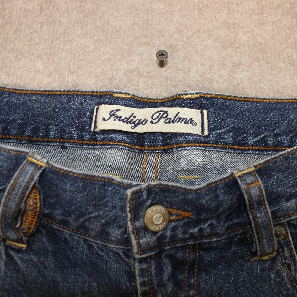 Tommy Bahama Indigo Palms Classic Fit Jeans Mens 35x32 Medium Wash Straight Leg